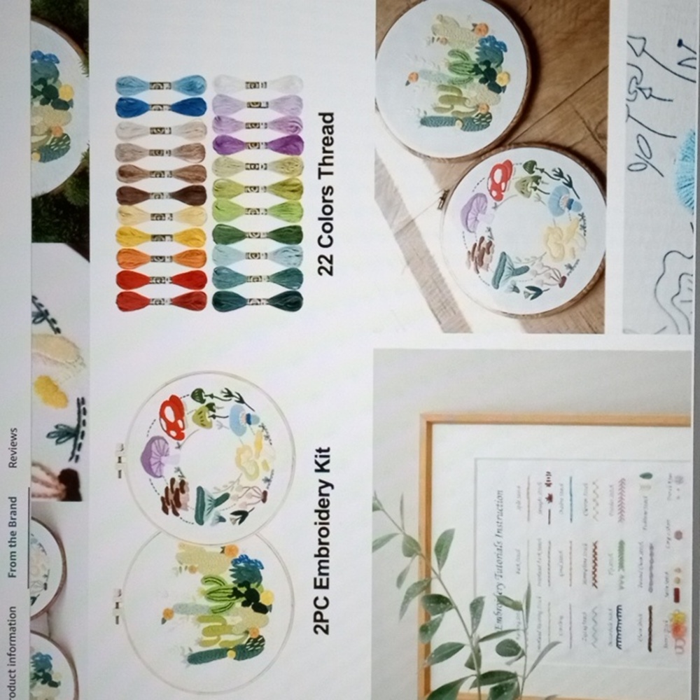 4-Sets Complete Embroidery & Diamond Painting Hobbyists Unused Four Complete Set - Picture 9 of 12